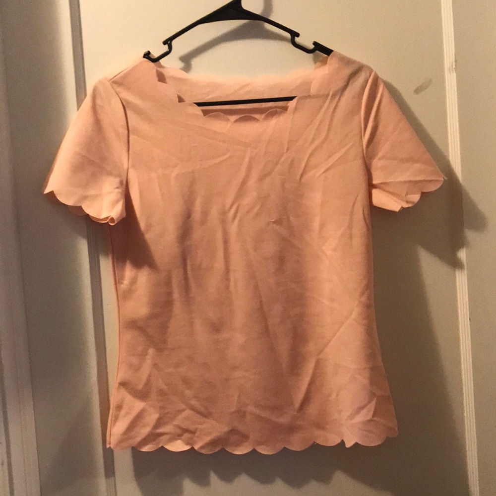 Scalloped shirt
